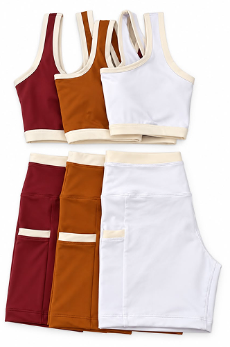 Conjunto Feminino Short e Top Running (com bolso)