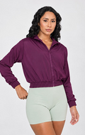 Jaqueta Feminina Training Curto (com Gola)